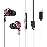 Lightning Wired Earphone,Hizek In-Ear Headphone With Stereo Remote Control and Mic Nylon Braid 1.2M for iPhone7/7plus/6/6sPlus/5s/5/SE (Black )