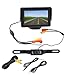 Backup Camera and Monitor Kit, AGPtEK Universal Waterproof Adjustable CMOS Rear-view License Plate Car Rear Dash Camera + 4.3 LCD Rear View Monitor
