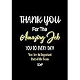 Thank You for The Amazing Job You Do Every Day! - You Are an Important Part of The Team: Appreciation Gifts for Employees - Staff Members - Coworkers ... - Journal (Employee Recognition Gifts)