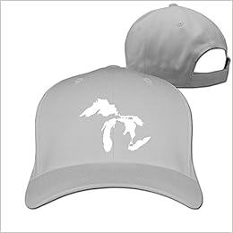 Michigan The Great Lakes State Baseball Cap Adjustable Hat 6700207042950 Amazon Com Books