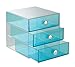 iDesign BPA-Free Plastic 3-Drawer Vanity Organizer - 6.5