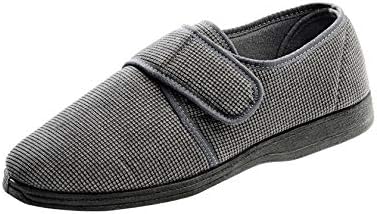 mens wide fit slippers