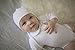Amoureux Bebe Baby Bodysuit Long Sleeve Collar - Tagless Super Soft 100% Cotton Onesies