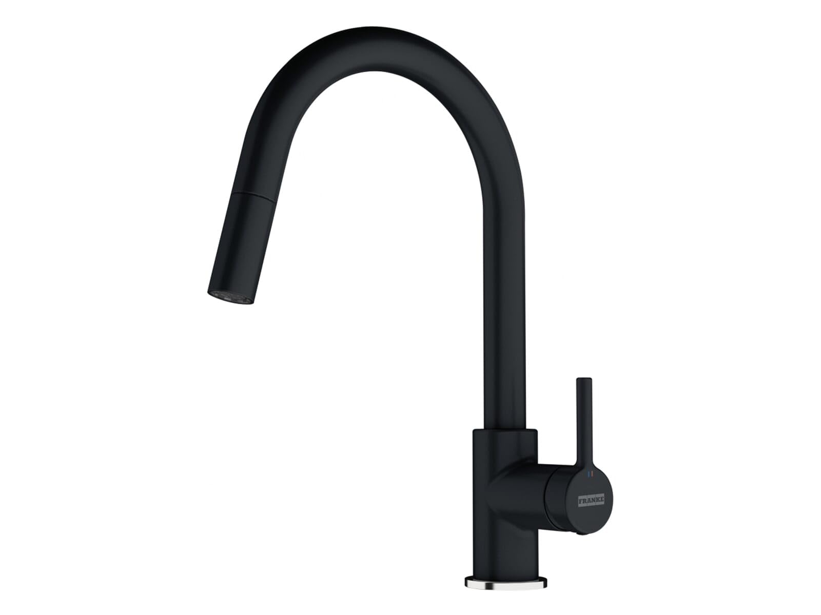Tap for Kitchen Sink with Pull-Out spout from Franke Lina - Pull-Out - Onyx - 115.0626.055