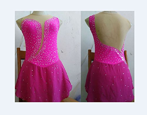 Pink Ice Figure Skating Dress For Girls Competition Women Figure |  Desertcart Fiji