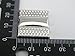 3 sets 20.0x3.0mm Shiny Rhodium Dotted Strong Magnetic Clasp For Leather Cord