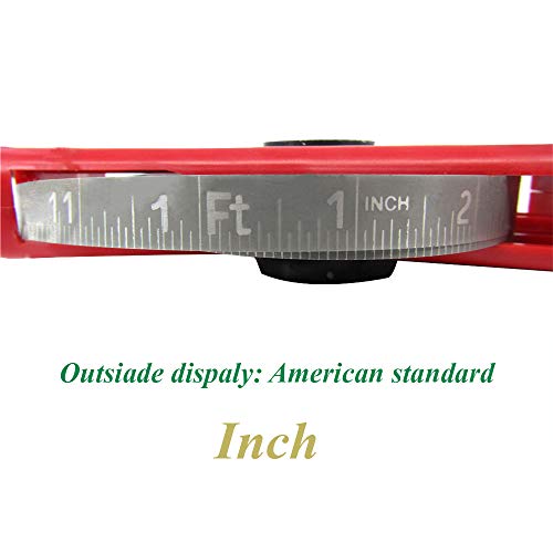 YJINGRUI Handheld Carbon Steel Oil Tank Gauging Tapes Explosion-proof Oil Gauging Tape (32ft) - Thumbnail 3