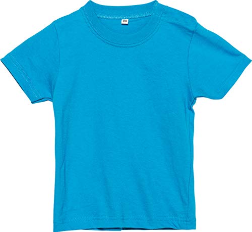[Printstar(プリントスター)]半袖 5.6オンス CBT ヘビーウェイト ベビー Tシャツ ターコイズ 日本 90cm (日本サイズ90 相当)