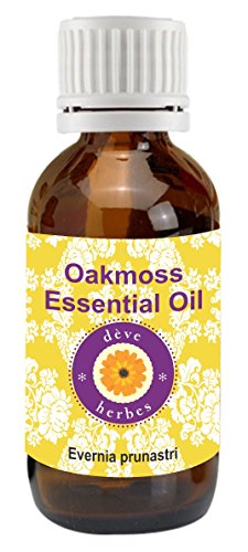 dève herbes Pure Oakmoss Essential Oil (Evernia prunastri) with Internal Plastic Euro Dropper 100% Therapeutic Grade Steam Distilled for Personal Care 100ml (3.38 oz)
