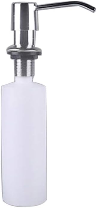 SoundsBeauty 300Ml Refillable Sink Built-in Plastic Soap Dispenser Liquid Detergent Lotion Pump Bottle