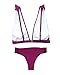 MOOSKINI Women’s Sexy Bikini Swimsuit Cute Two Pieces Ruffles Strap Swimwear Set