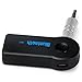 Universal Bluetooth Transmitter Car Kit Handsfree 3.5mm Streaming Car A2DP Wireless AUX Audio Music Receiver Adapter with Microphone for iPhone iOS Android Cell Phones