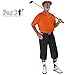 Golf Knickers Black Microfiber (Plus Fours) for Men