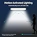 ESR7GEARS Motion Sensor Closet Lights 2-Pack, 20-LED Battery-Operated Under-Cabinet Light, with 3 Modes and Built-in Magnet, Portable Light for Closet, Kitchen, Stairs, Hallway, and Emergency