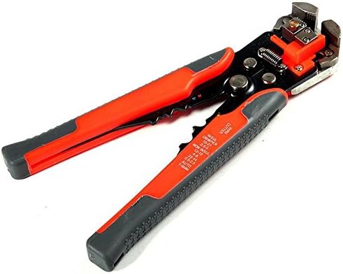 Mofail Wire Stripper,Wire Stripping Tool 8-Inch Self-adjusting Cable Stripper(red)