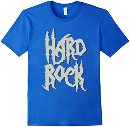 Men's Hard Rock T-Shirt Large Royal Blue