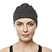 Beemo Women’s Latex Swim Cap – Rubber Bathing Hat - Black