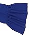 ZANZEA Women's Sexy Off Shoulder Chiffon Lace Ruffle Sleeve Blouse Mini Dress Summer Beach Cover Up Sundress Royal Blue L