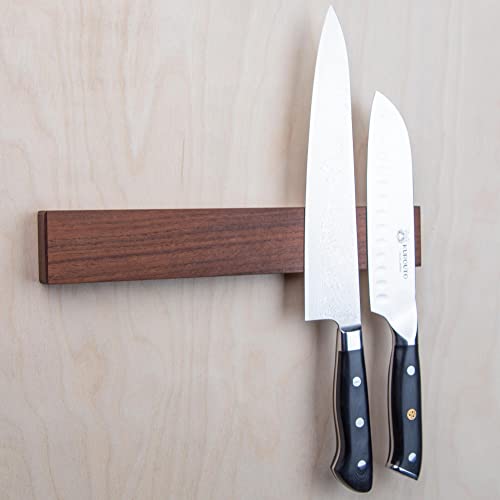 Walnut Knife Holder with Multi Purpose Functionality as Knife