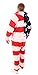 Forever Lazy Non-Footed Adult Onesies, One-Piece Pajama Jumpsuits for Men and Women, Unisex. with Detachable Feet.