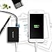 MAXOAK Mini Portable Charger 5200mah External Battery Power Bank with Led Flashlight and Digitron Power Display for Iphone 6 Plus 5s 5c 5 4s Samsung Galaxy S6 S5 S4 S3 iPad Tablets More-black