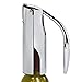 Vinturi Vertical Lever Corkscrew Wine Opener with Built-in Foil Cutter and Non-Stick Cork Spiral, Silver