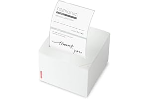 MANGOSLAB Nemonic Label Printer MIP-001LW | Durable Bluetooth Thermal Label Printer for Small Business | Portable Wireless Printer & Inkless Shipping Label Maker | Instant Mini Printer for Phone & PC
