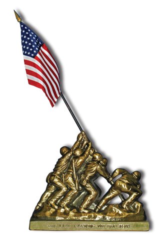 Flags Unlimited Iwo Jima Statue Bronze Finish - Made in USA