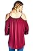 Modern Kiwi® Solid Off-The-Shoulder High Low Tunic Top (S-4XL)