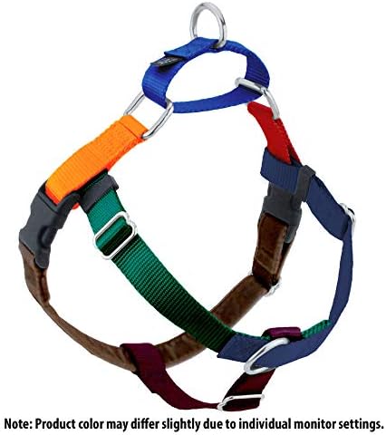 2 Hounds Design Freedom No-Pull Hundegeschirr Mit Leine – Medium, 1 Zoll Breit, Kelly Grün
