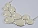 JANE STONE Silver Color Bubble Bib Necklace Fancy Chunky Necklace Fashion Jewelry Statement Necklace Evening Party Jewellery(Fn0564-S-Ivory)