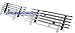 APS Compatible with Dodge Ram 1994-2001 Lower Bumper Stainless Steel Chrome Billet Grille Grill Insert D85035A