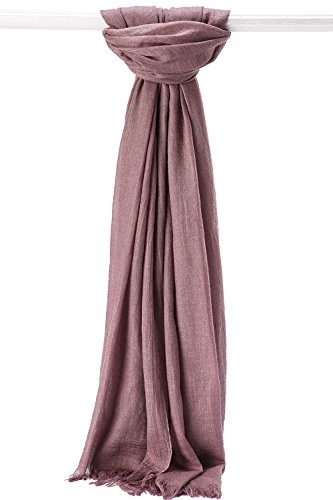 Premium Women Extreme Soft Scarf Wrap Shawl For Any Season, Super Size, Rich Color Choice ( Mauve )