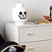 LEGO STORAGE HEAD (LARGE) - SKELETON - Polypropylene Storage Box with Lid for Kids' Toy Storage, Stackable Organizer, and Fun Storage Solution for LEGO Enthusiasts and Beyond