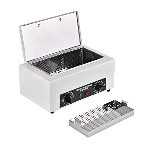 Soiiw Heat Sterilizer NV-210 300W 1.5L w/Timer Disinfection Box Manicure Pedicure SPA Salon Equipment for Sundry Beauty Hair Nail Metal Tools