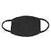 heartybay 5 Pack Mouth Mask Unisex Cool Shape for Kids Teens Men Women Lovers, Cotton Anti-Dust Windproof Motorcycle Face Masks for Ski Cycling Camping(Black)