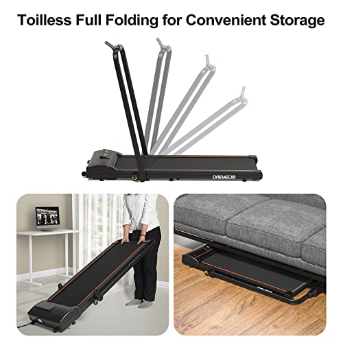 Walking Pad Under Desk Treadmill DAEYEGIM Folding Electric Treadmill