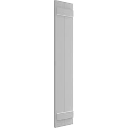 Ekena Millwork 10 3/4"W x 55"H True Fit PVC Two