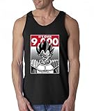 New Way 350 - Men's Tank-Top It's Over 9000 Vegeta Goku Power Level Dragon Ball Z