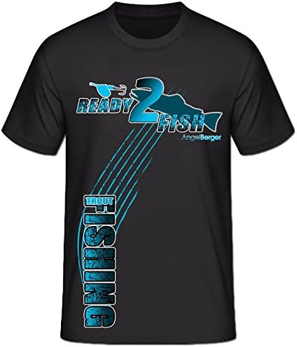 Angel Berger Trout Ready2 Fish Fishing Shirt T-Shirt