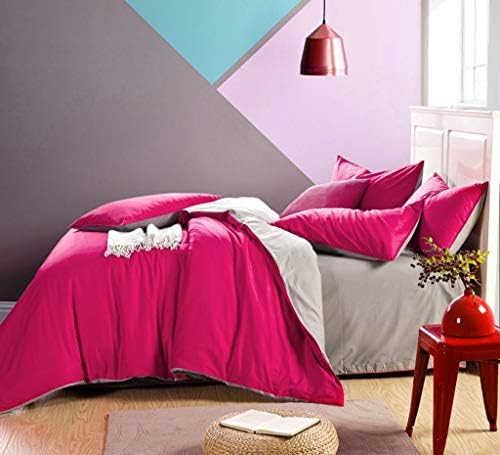 JHLD 4-Piece Duvet Cover, Microfiber Duvet Cover Bed Set, Quality Ultra Silky Soft Premium Bedding Collection-16-220 * 240CM