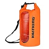 KastKing Floating Waterproof Dry Bag, Orange, 20L