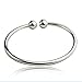 Stunning Beautiful 925 Silver Classic Simple Design Bracelet For Women Mens