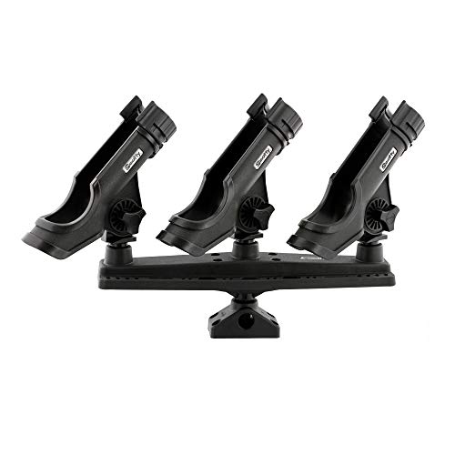 Scotty #256 Triple Rod Holder Black