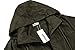 Hotouch Women Raincoat Parka Fishtail Festival Hooded Jacket Coat(Army Green,M)