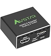 HDMI 2.0 Audio Extractor Converter Adapter 4K 60Hz,HDMI to HDMI+SPDIF Optical 7.1/5.1CH+Stereo 3....