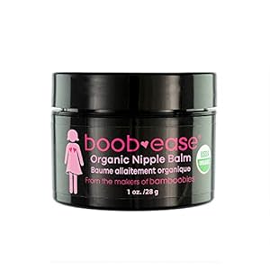 Bamboobies Nipple Cream, Lanolin-Free Organic Nursing Balm, 1 oz