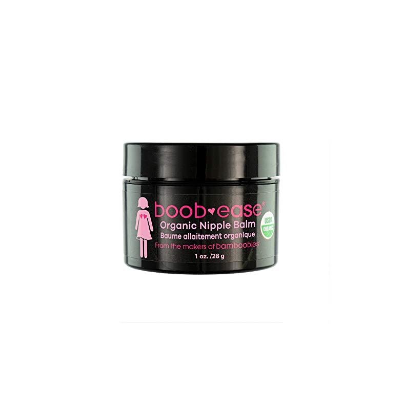 Bamboobies Nipple Cream, Lanolin-Free Organic Nursing Balm, 1 oz