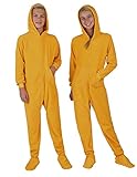 Footed Pajamas Creamsicle Kids Hoodie Fleece