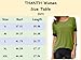 Womens Short Sleeve Cotton Shirts Round Neck Casual Loose Fit Tee Tops T Shirts Black-L